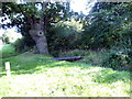 Entrance to field on Ashtead Woods Road