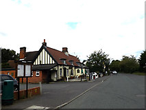 TM0434 : Upper Street & The Anchor Public House by Geographer