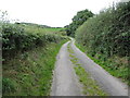 View NNW along Ballysallagh Road