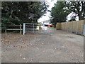 The entrance to New Barn Farm, Downside