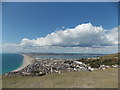 Portland: blue sky over Fortuneswell