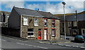 Semi-detached houses on a corner in  Pontycymer