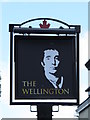 Sign for The Wellington, Elm Grove / De Montfort Road, BN2