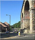 NZ2642 : Durham: beneath the viaduct by John Sutton