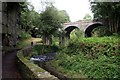 Railway viaduct over the River Sett