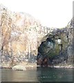 NR2947 : Cave beneath Soldier's Rock, Islay by Becky Williamson