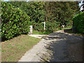 Footpath signpost, Little Tangley