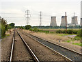 The line to Cottam Power Station