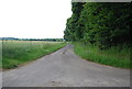 A narrow Suffolk lane