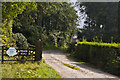 Private road and bridleway at Goosnargh Lodge