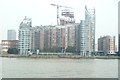 View of New Providence Wharf and the Ontario Tower from the Greenwich Peninsula