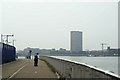 View of Kelson House from Greenwich Peninsula