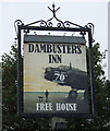 Sign for the Dambusters Inn, Scampton