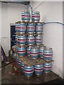 Casks at Blue Bee Brewery