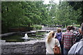 View of the fountains in Jubilee Park