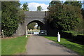 Disused railway bridge on the path to Bedford Road