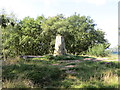 The Top of Stapleford Hill with its Trig Pillar