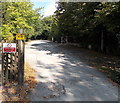 Vehicles will be apprehended on a private road in  Harden Park, Alderley Edge