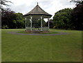 Edwardian bandstand in New Park, Melton Mowbray