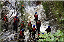NN8266 : Canyoning on the Bruar Water by jeff collins