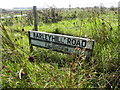 H2587 : Road sign, Barleyhill Road by Kenneth  Allen
