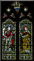 Stained glass window, St Mary Magdalene church, St Leonards on Sea