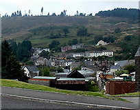 SS9091 : Hillside view from Meadow Street Pontycymer by Jaggery