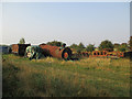 Ruddington: rusting railway relics