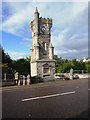 NC9003 : Brora War Memorial and Clock Tower by Bill Henderson