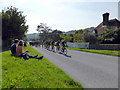 TV5597 : Tour of Britain Cycle Race at Gilberts Drive, East Dean by PAUL FARMER