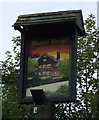 Sign for the Manor Farm pub, Rainhill