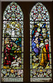 TQ8110 : Stained glass window, Christchurch Blacklands, Hastings by Julian P Guffogg
