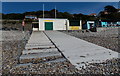 Lifeguard station and slipway, Langland Bay, Swansea