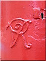 Victorian postbox, Stanford Road, BN1 - royal cipher