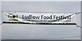 Ludlow Food Festival sign