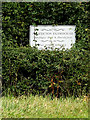 TM2989 : Plantation Farmhouse sign by Geographer