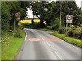 Basingstoke Road entering Old Alresford