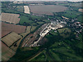 Breedon on the Hill from the air