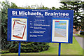 St Michael, Braintree - Notice board