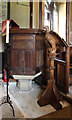 St John the Evangelist, Little Leighs - Pulpit