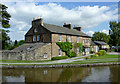 Canalside building at Marple, Stockport