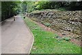TL1306 : Roman wall, St Albans by Philip Halling