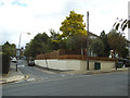 TQ4177 : New wall on Mascalls Road by Stephen Craven