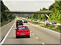 Minor Road Bridge over the M3 near Woodmancott