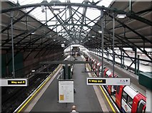 TQ1991 : Roofing, Edgware Underground Station by Robin Sones