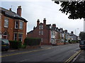 Looking across Toothill Road towards Gladstone Street