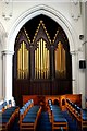 Organ case in St Luke