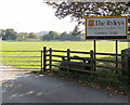 Entrance to The Ryleys Games Field, Alderley Edge