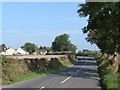 Houses on a bend in the Carran Road north of Crossmaglen