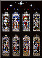 ST7282 : Stained glass window, St John's church, Chipping Sodbury by Julian P Guffogg
